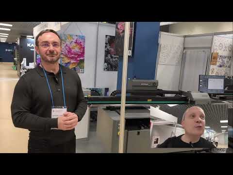 Видео: Видеообзор стенда компании LINKPRINT на выставке Реклама 2025 от Сергея Белокурова