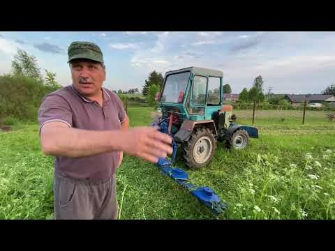 Видео: Первый ПОКОС на РЕСТАЙЛИНГОВОМ тракторе. Внутреннее устройство роторной косы.