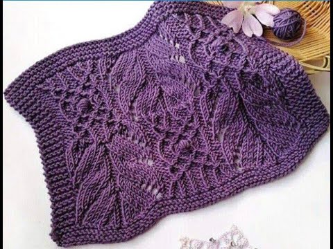 Видео: 📌В копилочку мастеру. Модные узоры спицами. Схемы.