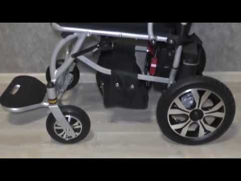 Видео: Инвалидная коляска с электроприводом. Ortonica Pulse 620 Folding Power Wheelchair