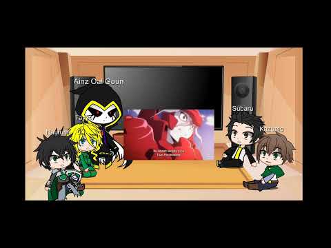 Видео: Реакция Исекай Квартет друг на друга. Айнз