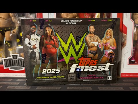 Видео: Открытие Hobby Box от WWE Topps Finest 2025!