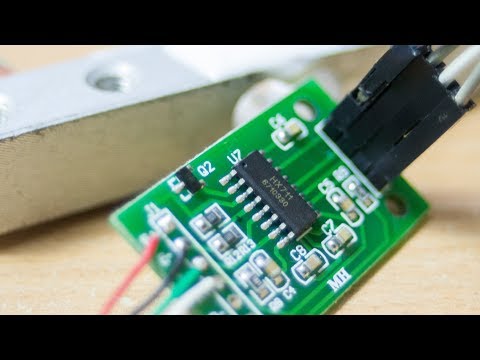 Видео: Весы на arduino и калибровка тензодатчика с HX711