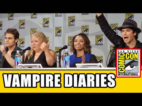 Видео: Дневники вампира Comic Con Panel