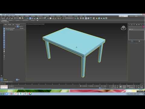 Видео: 3ds Max Столик