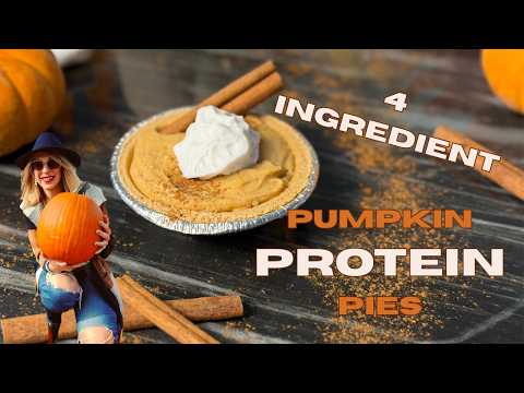 Видео: Тыквенные пироги из 4 ингредиентов, не требующие выпечки (низкокалорийный и простой десерт!)