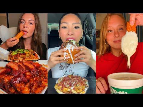Видео: Подборка мукбангов TIKTOK | Panda Express, Duke's, Wingstop, Dave's Hot Chicken и другие!