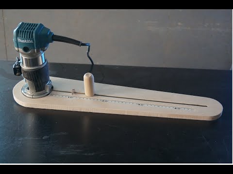Видео: Простой самодельный фрезерный циркуль