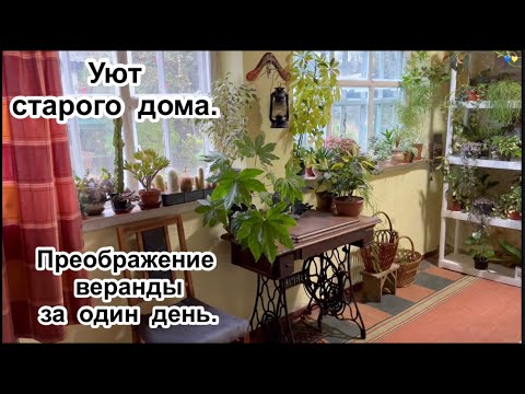 Видео: Преображение старой веранды в уютный уголок. Первые дни после переезда. 