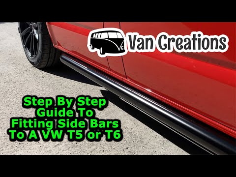 Видео: Установка боковой дуги на VW Transporter T5 и T6 — пошаговое руководство по установке