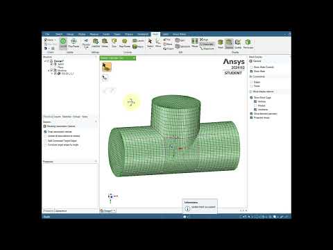 Видео: Урок 5. Создание гексаэдрической сетки блочным методом для Т-образного канала