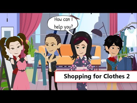 Видео: Покупка одежды 2 | ЛЕГКИЕ РАЗГОВОРЫ НА АНГЛИЙСКОМ | Изучайте английский