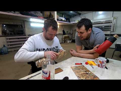 Видео: Клеим камуфляжную пленку на ружья. Клево тут 35