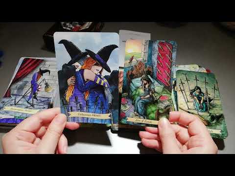 Видео: Сара Блэк Колдовское Таро и Дебора Блейк Таро Повседневной Ведьмы. Сравнительный обзор. Часть 2