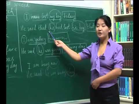 Видео: НЭГ Монгол, Англи хэлний хичээл,  Reported speech