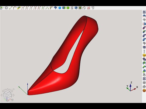 Видео: FreeCAD.#144. Верстак Curves. Чей туфля? Часть 1
