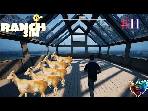 Видео: Ranch Simulator #11 - новые обитатели козочки и построили теплицу #баги #приколы #файлы #ранчо