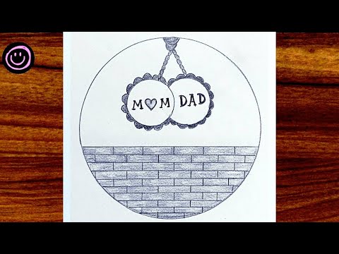 Видео: Рисунок «Красивые родители» | Простой урок по рисованию скетчей о любви