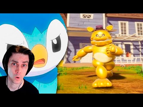 Видео: МОЙ СОСЕД МИШК ФРЕДИ... - leafxup Реакция