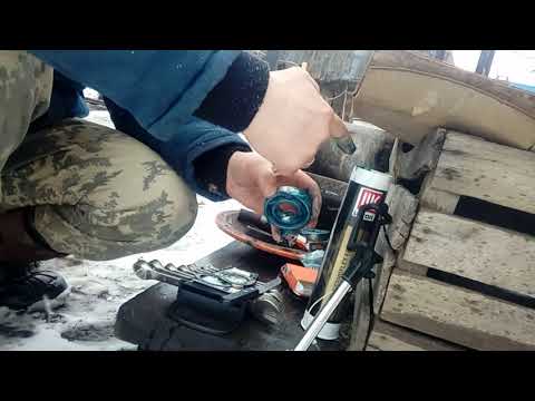 Видео: Ремонт бетономешалки, замена подшипников.