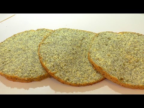 Видео: МАКОВЫЙ БИСКВИТ ( удачный рецепт). Poppy biscuit (the correct recipe)