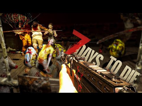 Видео: Электричество ! Ловушки с клинками ! 3-ая волна 66 этап игры ! 7 Days To Die Альфа 20 #03
