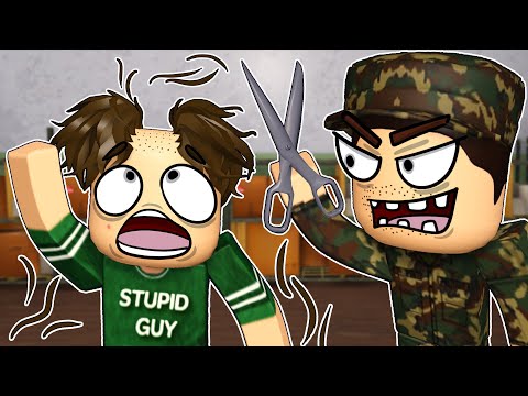 Видео: Глупый Парень 🪂 в АРМИИ, 3 и 4 серия (анимация мем в роблоксе)