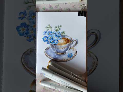 Видео: скетч маркерами #скетч #маркеры #иллюстрации #art #sketch