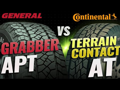 Видео: General Grabber APT против Continental TerrainContact AT