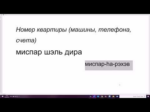 Видео: 98 Секрет слова ШЭЛЬ в иврите (принадлежность, связка). Начальный уровень, очень просто