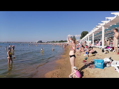 Видео: Анапа сегодня. Променад к морю. Песчаный пляж. 🏖️