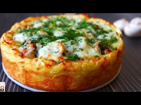 Видео: Осталось Пюре? Я Знаю Что Сделать... | Potato Pie Recipe