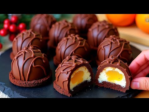 Видео: 🎄🎂Новейший десерт к Рождеству! Десерт за 15 минут. Вкусный рецепт для всей семьи.