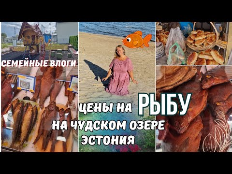 Видео: Эстония.Дачный влог с Чудского озера.Обзор и цены на рыбу на побережье Чудского озера в Эстонии.Влог