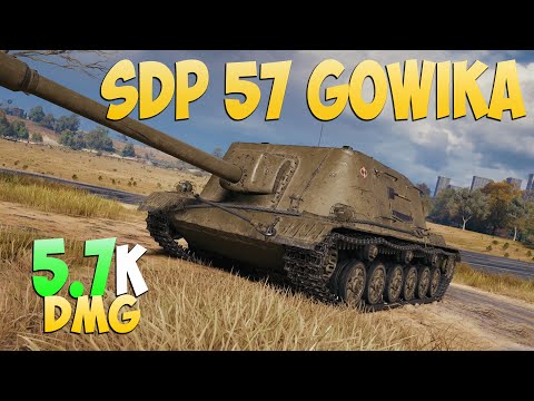 Видео: Gowika - 8 Kills 5.7K DMG - Ровный! - Мир Танков