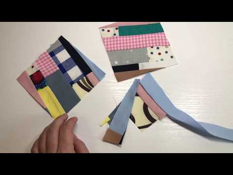 Видео: Лоскутки в дело!  Шьем заготовку из обрезков. Блок "Крейзи пэчворк"