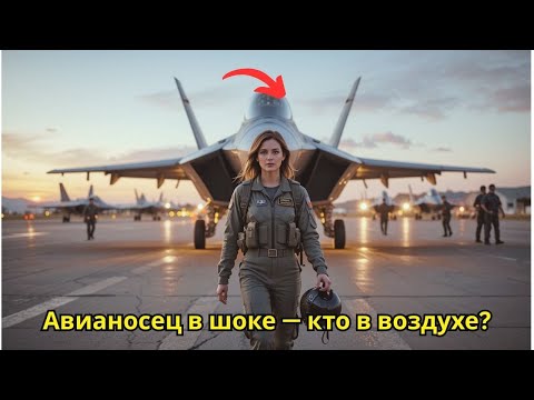 Видео: Авианосец запросил поддержку с воздуха — но F 22 замерли, услышав, кто уже был в небе…