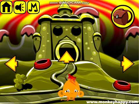 Видео: Счастливая обезьянка, уровень 342 (Monkey Go Happy Stage 342)