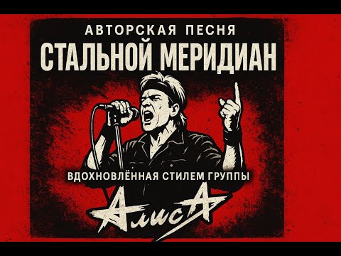 Видео: Авторская песня - Стальной Меридиан (Премьера клипа, 2025) Песня вдохновлённая стилем группы Алиса.