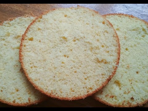 Видео: Бисквит на сливочном масле