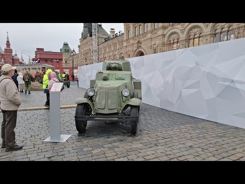 Видео: Выставка в память о параде 1941 года на Красной площади 08 ноября 2024 года