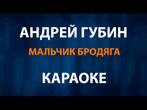 Видео: Андрей Губин - Мальчик бродяга (Караоке)