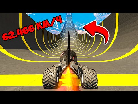 Видео: СПУСК БЕЗ ТОРМОЗОВ НА МЕГАЛОДОНЕ С КОЛЕСАМИ В ГТА 5 МОДЫ! ОБЗОР МОДА в GTA 5 ВИДЕО