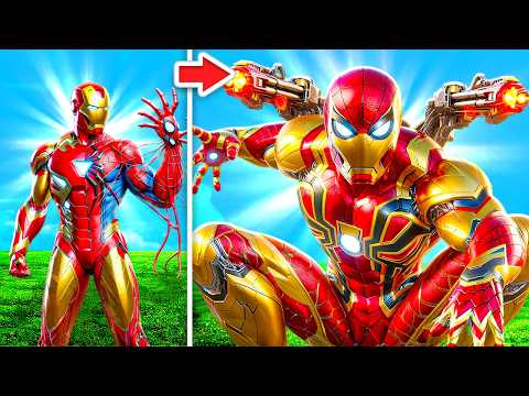 Видео: Прокачка ЖЕЛЕЗНОГО ЧЕЛОВЕКА до ЧЕЛОВЕКА-ПАУКА ЖЕЛЕЗНОГО ЧЕЛОВЕКА в GTA 5!