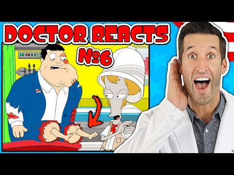Видео: ВРАЧ смотрит смешные медицинские сцены из Американский папаша #6