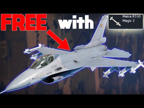 Видео: Gaijin добавил эскадрилью F-16 с ракетами Nutty Missiles | F-16A OCU War Thunder