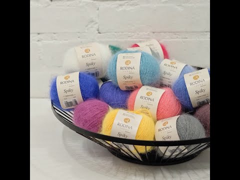 Видео: Ангора SPIKY в новых подборках и начало обзора пряжи ITO