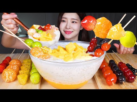 Видео: ASMR MUKBANG | Домашнее манго-саго и цукаты (Танхулу) ★ Десерт, который обязательно нужно съесть 🥹✨