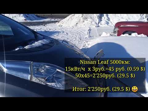 Видео: 5000км на Ниссан Лиф/// опыт использования/// Nissan Leaf.