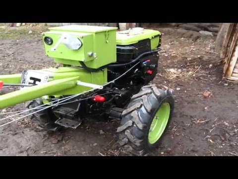 Видео: Обзор мотоблока Зубр 10 л. с.